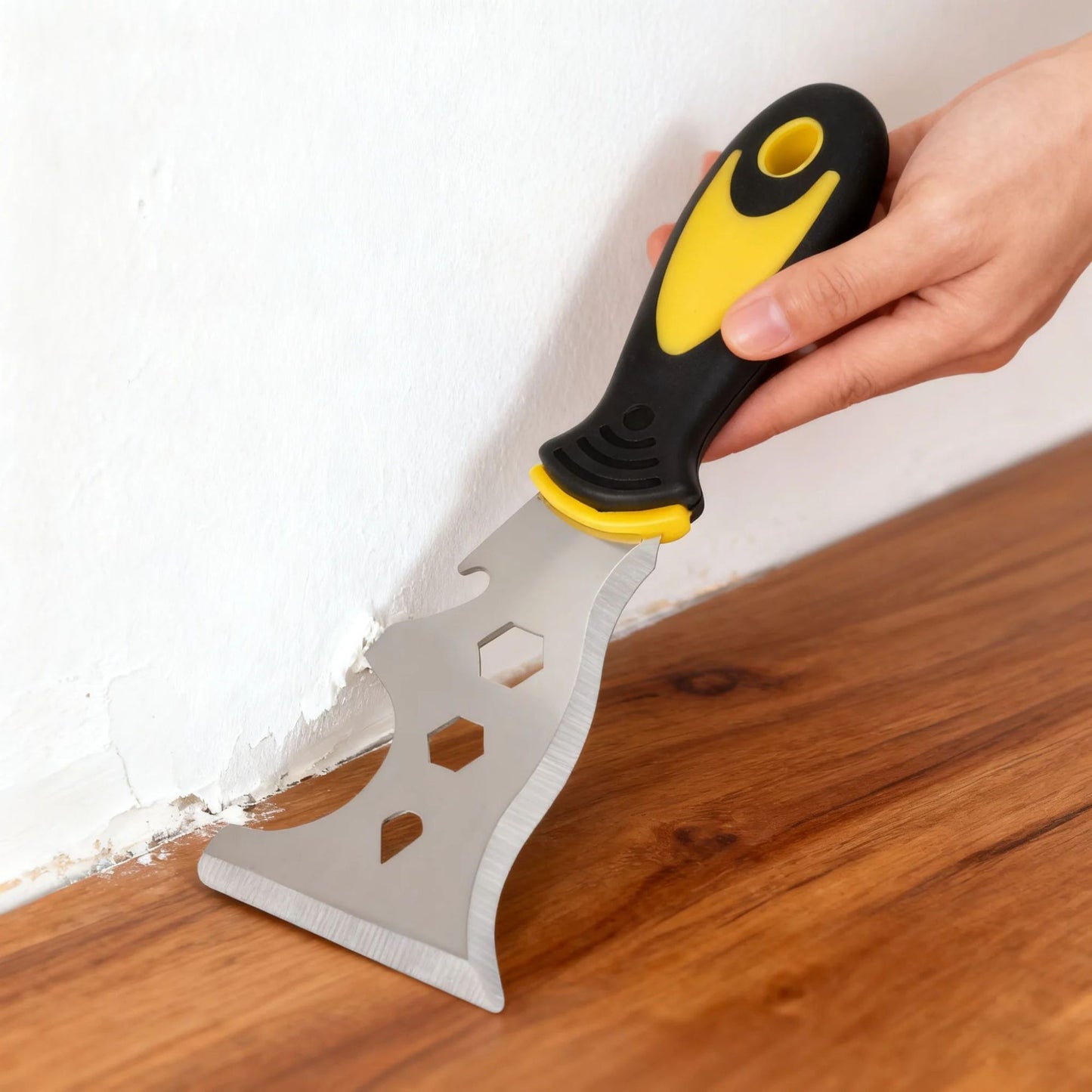 1 Espátula Multiuso 13 em 1 de Aço Inoxidável Removedor de Tinta Ferramenta de Construção para Papel de Parede Abridor de Lata DIY Doméstico