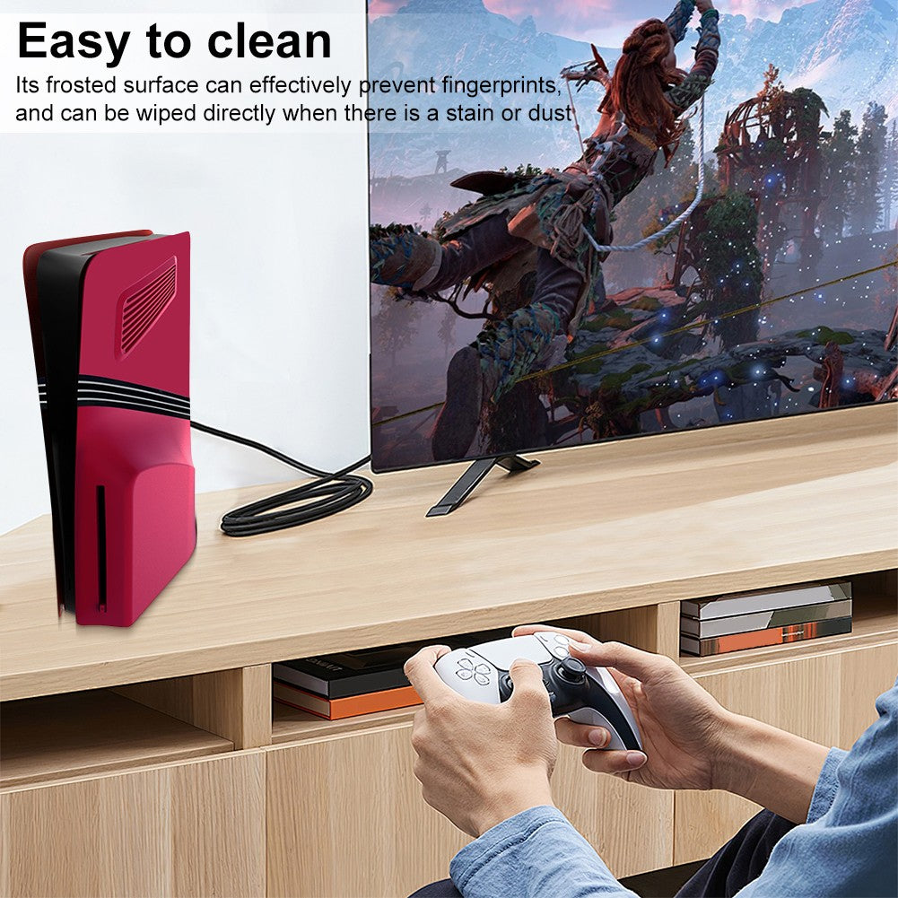 Faceplate Case Cover ABS Hard Shell Anti-Scratch Hard Shell Skin Cover Plates for PS5 Pro Playstation 5 Pro Disc/Digital Console