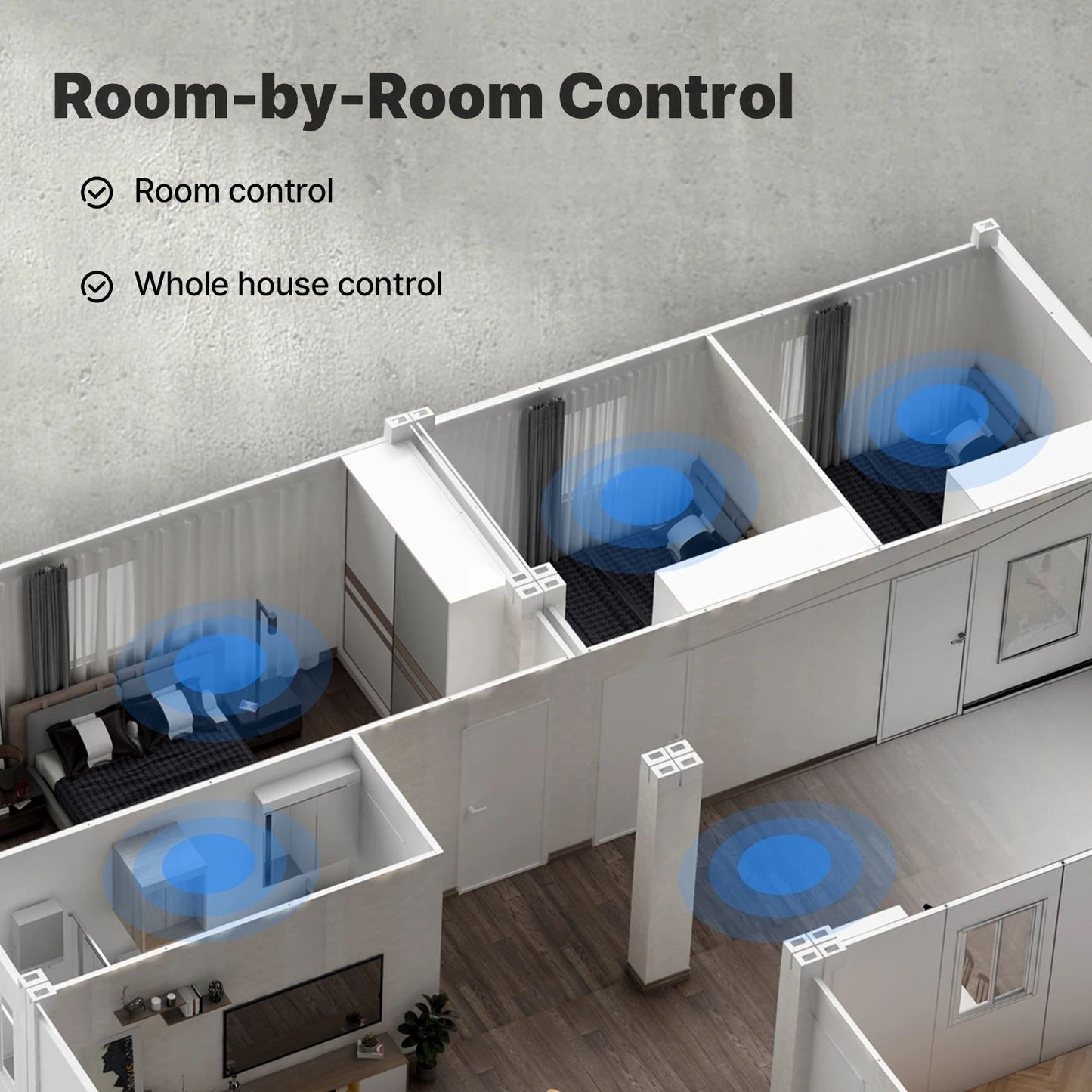 MOES Tuya WiFi Painel de Controle Central Inteligente de 3,5 polegadas Tela Central Bluetooth Sigmesh Hub com 3 Relés Integrados e Botões Físicos