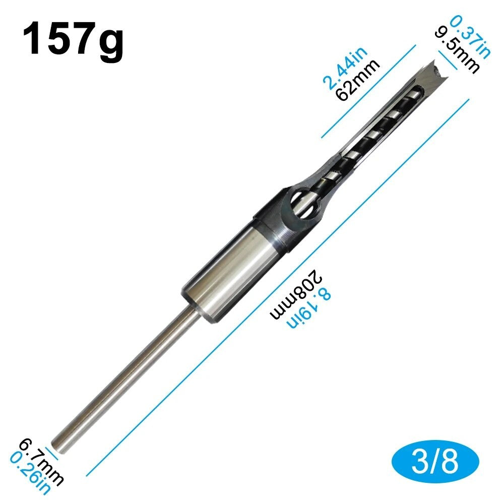 Broca para Marcenaria Sistema Britânico Furo Quadrado DIY Broca para Furo Quadrado Máquina de Fazer Espiga Acessórios para Ferramentas Elétricas