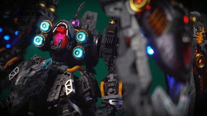 NOVA 1/100 AXIS MODEL WORKS Kshatriya Osirisaerial Dominator Action Figure Lâmpada Luminosa Montada Gk Figure Modelo Colecionável