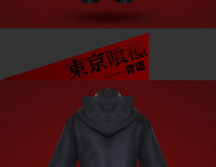 Anime Tokyo Ghoul Cosplay Kaneki Ken Cosplay Costumes Uniform Masks Hoodie Jacket Pants Shorts Full Set Outfits Wig Men