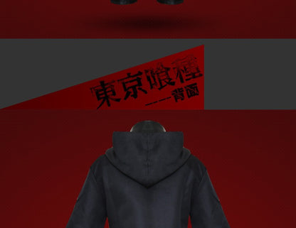 Anime Tokyo Ghoul Cosplay Kaneki Ken Cosplay Costumes Uniform Masks Hoodie Jacket Pants Shorts Full Set Outfits Wig Men