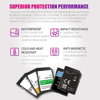 NEW for VW Discover Media Navigation AS V22 Map UK Europe 2025 Sat Nav 5NA 919 866 MV SD Card 32GB