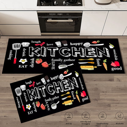 Modern Kitchen Rug Hallway Entrance Doormat House Bathroom Non-Slip Foot Mat Living Room Floor Bedroom Decoration Carpet Custom