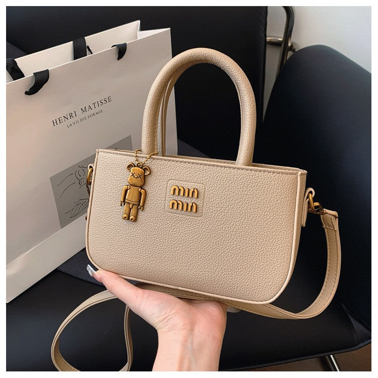 2025 New Trendy Women's Small Square Bag Minimalist Luxury Shoulder Bag for Mobile Phone Girl Fashion Crossbody Pouch Purse