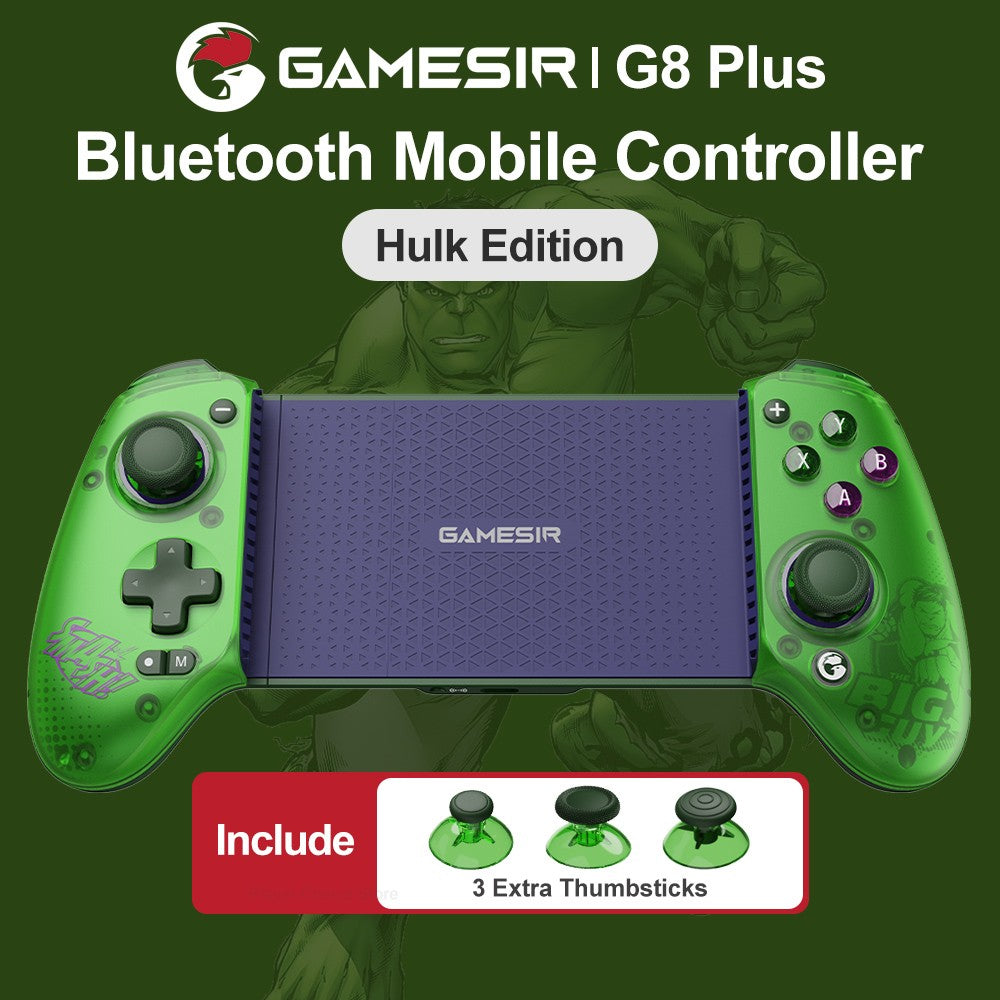 GameSir G8 Plus Gamepad for Nintendo Switch 2/1 Steam PC Phone Controller iOS Android Hall Effect Joysticks and Analog Triggers