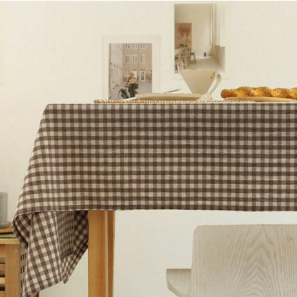 Checkered Tablecloth Kitchen, Wedding, Holiday Table Decoration Tablecloth, Outdoor Picnic Tablecloth