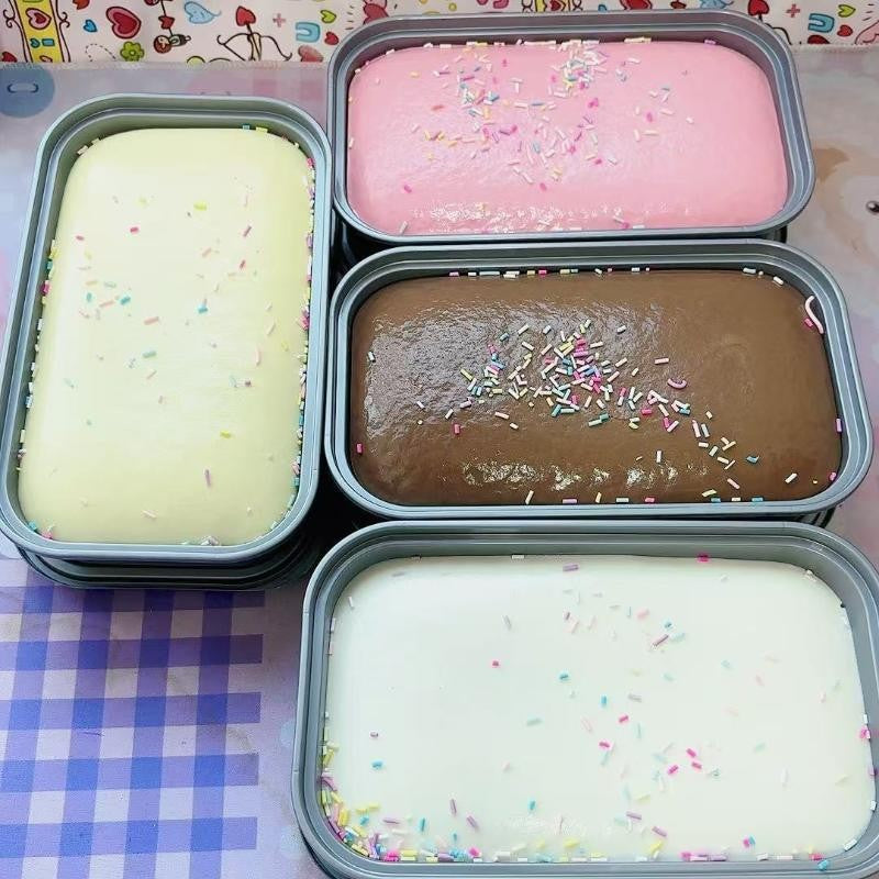 [CL]1Pc Box Cake Toy Slow Rising Squeeze Toy Butter Ice Cream Box Fidget Toy Anti Stress Release Hand Relax Gift[CL]