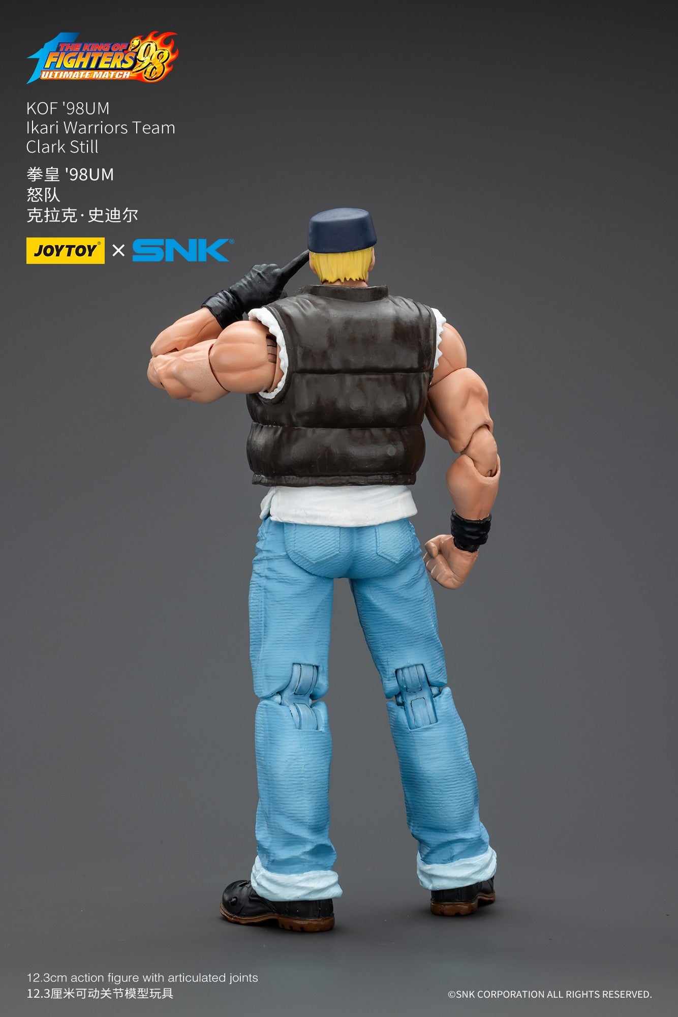 ?Em Estoque?JOYTOY SNK KOF'98UM Lkari Warriors Team Clark Still 1/18 Scale Boneco de Ação Modelo de Brinquedo