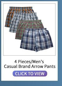 4Pcs Boxer Men Underwear Cotton Man Short Breathable Plaid Woven Shorts Boxer Male Underpants Plus Size Pajamas Sleep Bottoms