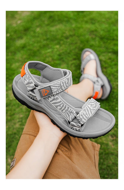 Classic Men's Hiking Sport Sandals Lightweight Leisure Beach Shoes Summer Open-Toe Breathable Travel Walking Sandials