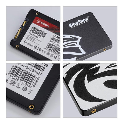 KingSpec SSD SATA 2.5" 128GB 256GB 512GB 1TB NGFF SATA 3.0 Unidade de Estado Sólido Interna para Desktop Notebook