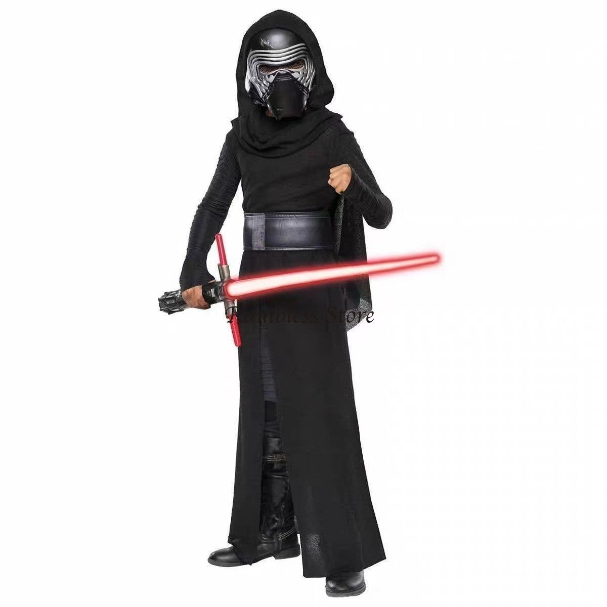 Halloween Cosplay Costumes Force Awaken Boy's Episode Deluxe Kilo Movie COS Sets with Mask Party New Year Kylo Ren Ben Solo Cos