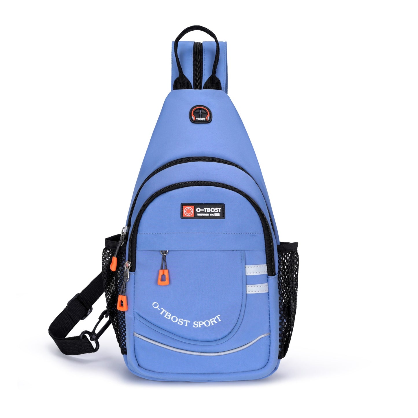 Tourist leisure chest bag, multifunctional large capacity shoulder bag, outdoor trendy crossbody bag