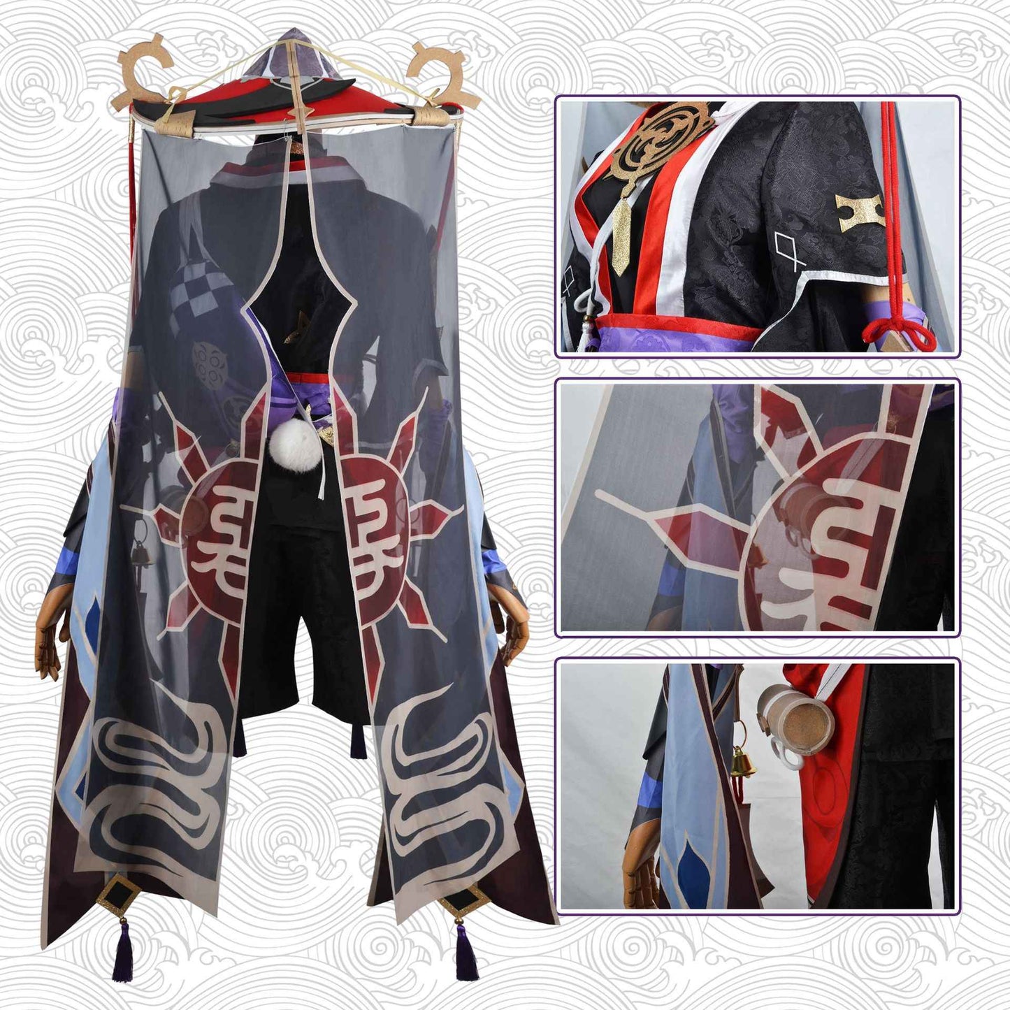 Scaramouche Cosplay Costume Balladeer Full Set Scaramouche Outfits for Comic Con