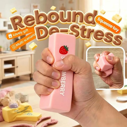 1~4Pcs Soft Squishy Butter Stick Fidget Toy Stress Relief Slow Rising Squeeze Toy for Anxiety Relief Decompression Party Gifts