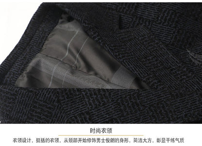 The new Chenier suit is a high-quality men's fashionable business trend stylish suit jacket for spring and autumn