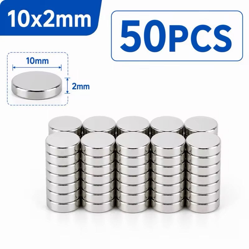 50 Pieces Magnets For 3D Printing,4x2 5x2 6x2 8x2 10x2mm Mini Magnets For 3D Printing,Refrigerator,Office, DIY, Crafts