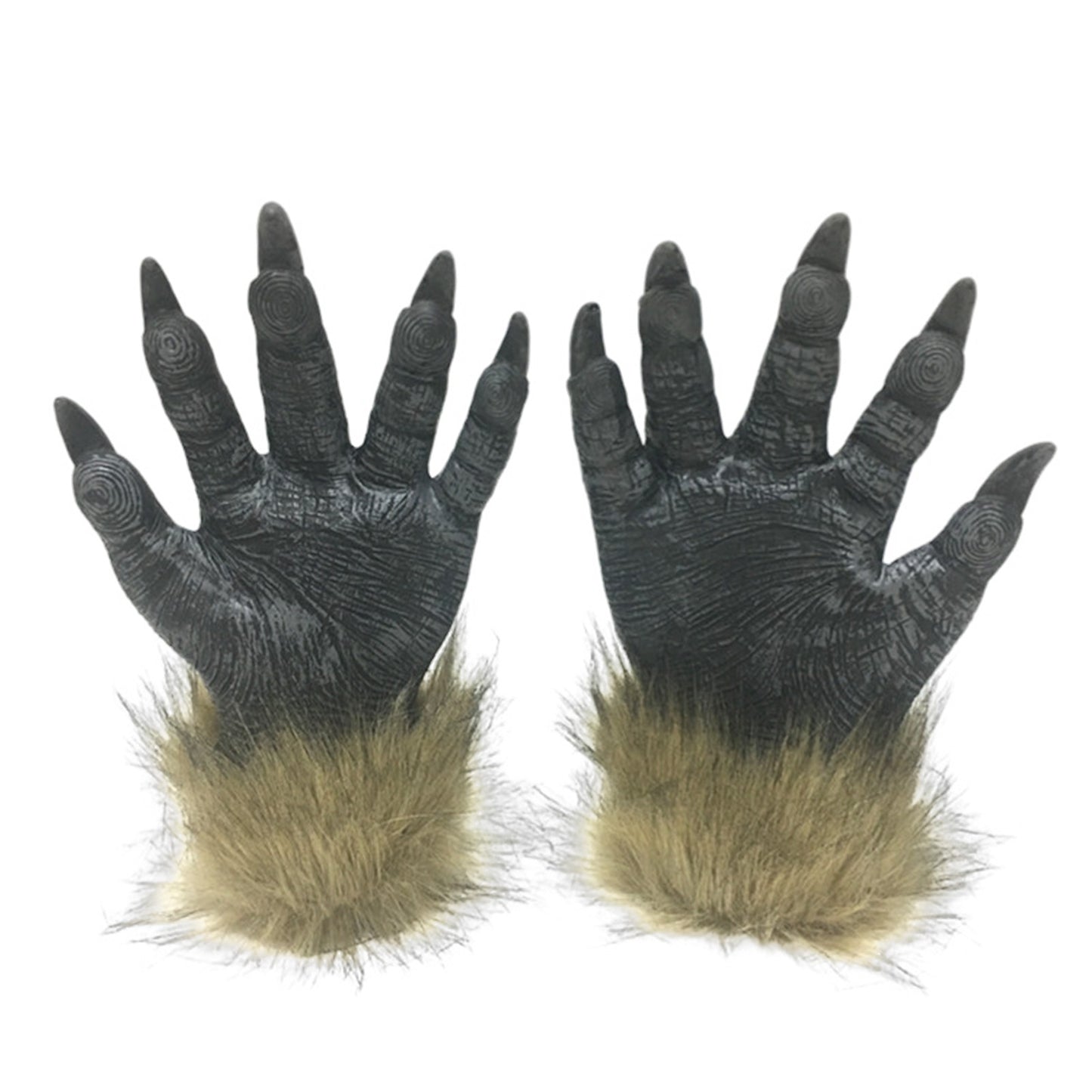 Halloween Theme Wolf Gloves and Mask Halloween Wolf Cosplay Costume Props for Holiday Birthday Gift