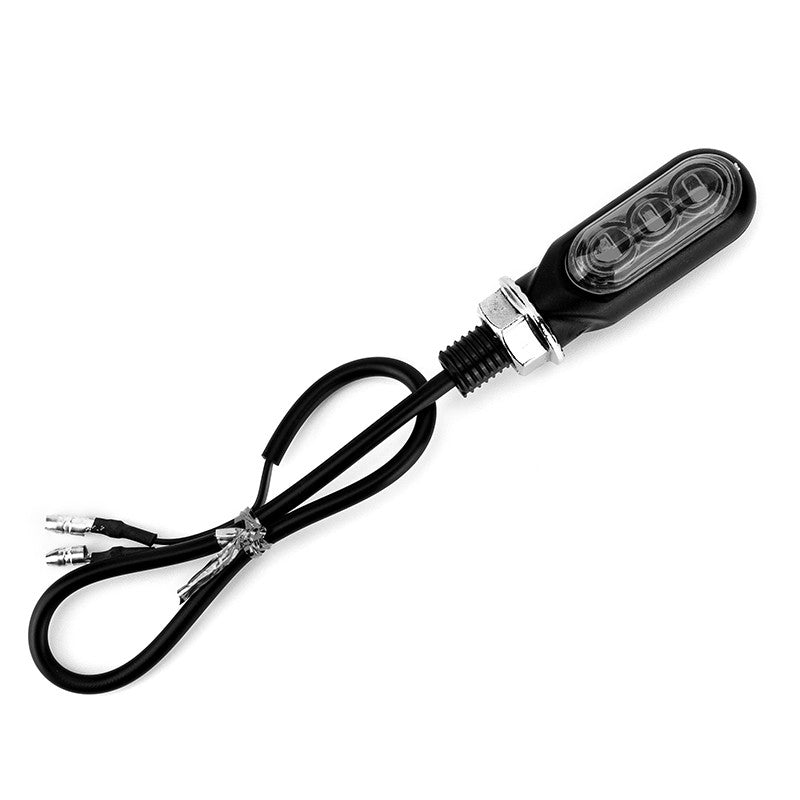 Hot Sale Motorcycle Mini LED Turn Signal Lights Amber Flowing Directional Signal Lamp Intermitentes Moto For Cafe Racer