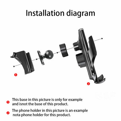 Suporte de Celular Automotivo Para Mercedes Benz GLE W166 2015-2019 Suporte de Celular Base de Suporte Fixo Especial Acessórios de Carregamento Sem Fio