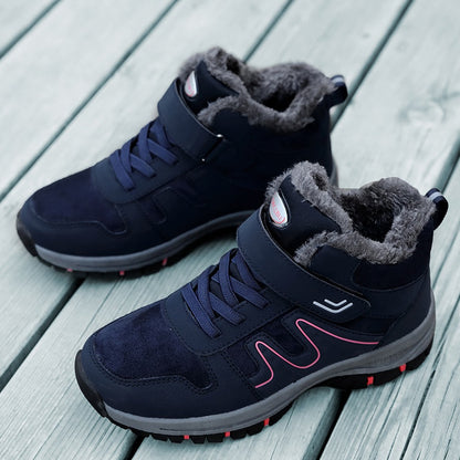 2025 Women Winter Snow Boots For Men And Women Outdoor Hiking Boots Non-Slip Warm Woman's Sneakers Size 35-45 Ankle Footwear