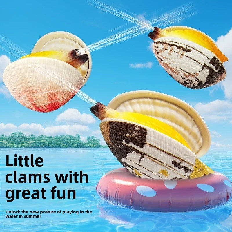 Simulated Water Spraying Clam Toy Prank Toy Water Simulation Shell Toy Children's Mini Water Gun Summer Playing for Boy