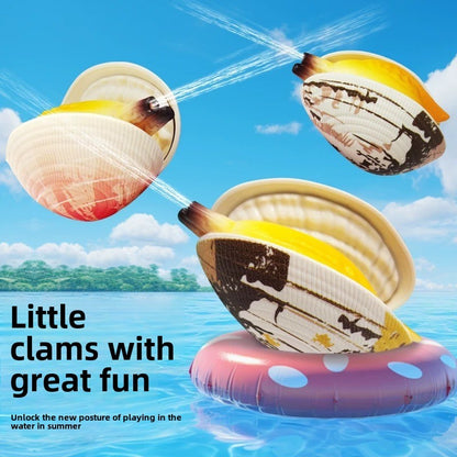 Simulated Water Spraying Clam Toy Prank Toy Water Simulation Shell Toy Children's Mini Water Gun Summer Playing for Boy