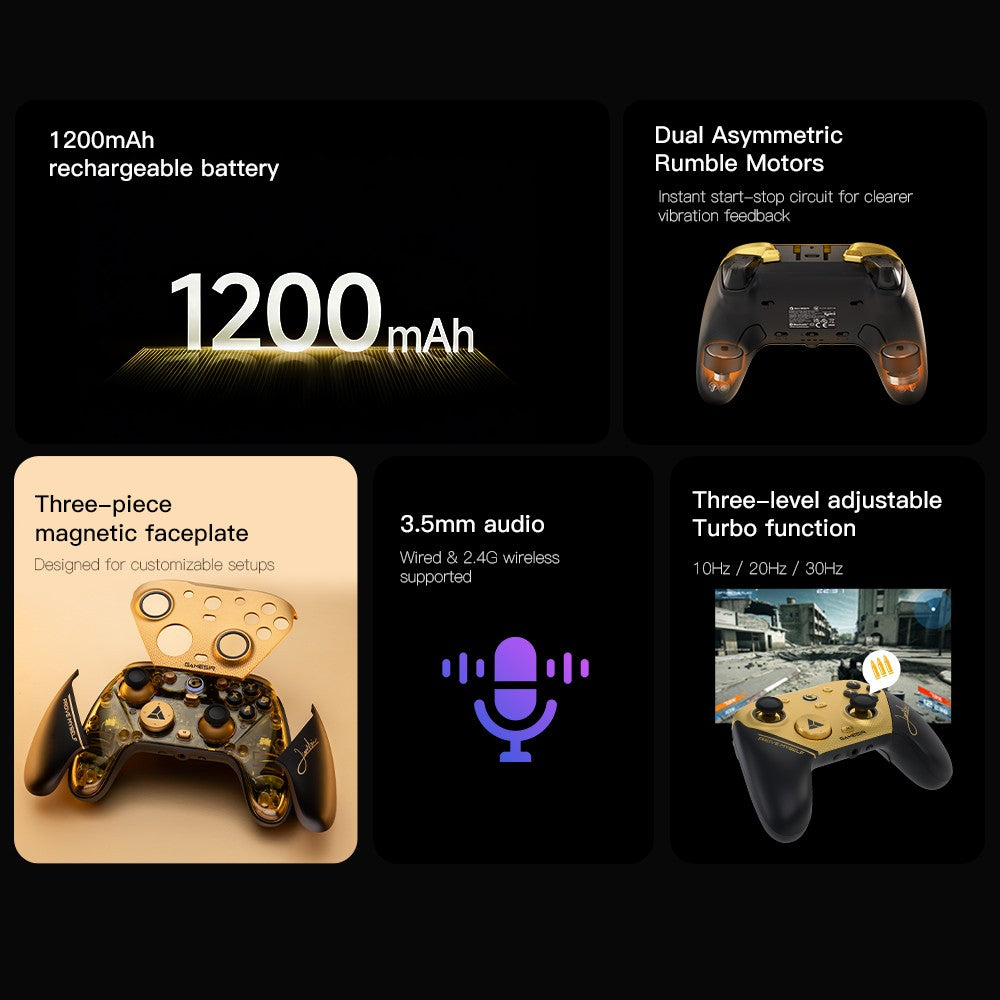 GameSir G7 Pro 8K Champion Edition Hall Effect Switch Controller for Nintendo Switch 2, Android, iOS, PC, Steam, 8000Hz Gamepad