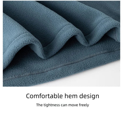 2025 New Style Stand Collar Sweater Half Zipper Pullover Long Sleeve Polar Fleece Men's Autumn And Winter Thick Base Warm