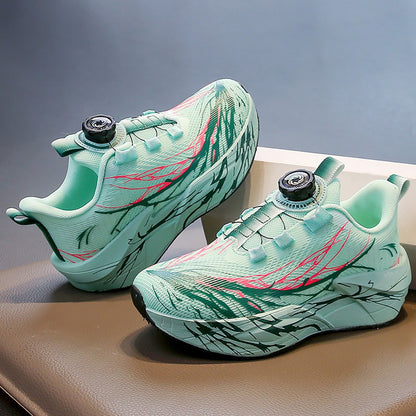 Autumn Sport Shoes For Children Mesh Breathable Teenager Kid's Sneakers Soft-soled Lightweight Boy's Girl's Running Shoes