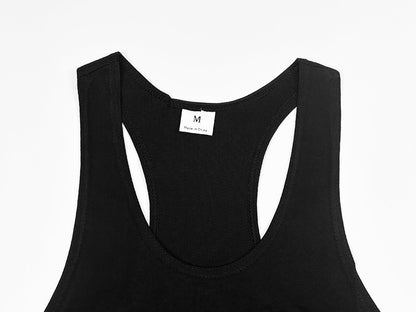 PUSH YOUR LIMITS NO PAIN NO GAIN Cotton Gym Tank Top Mens Bodybuilding Clothing Y Back Fitness Stringer Singlets Workout Shirt