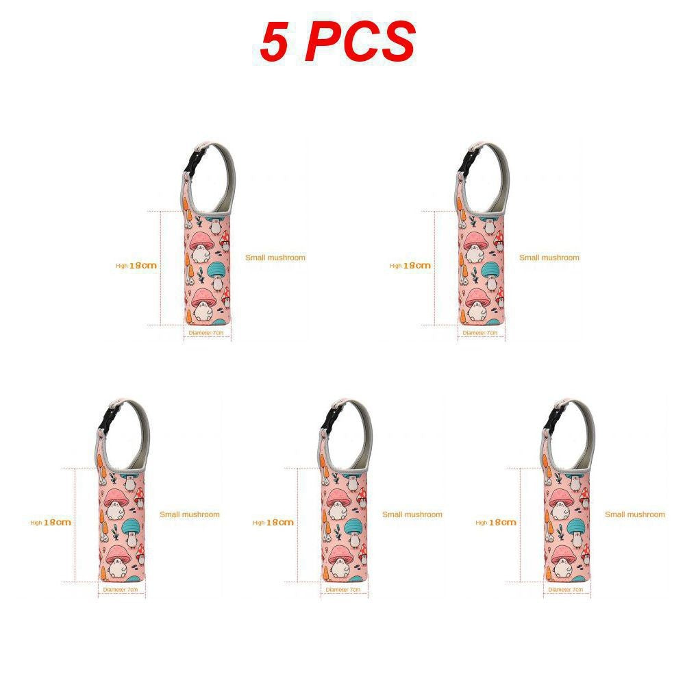 Baby Bottle Cover Portable Water Bottle Case Sleeve Sports Insulation Water Bottle Covers Pouch With Strap Holder Bottle Bag