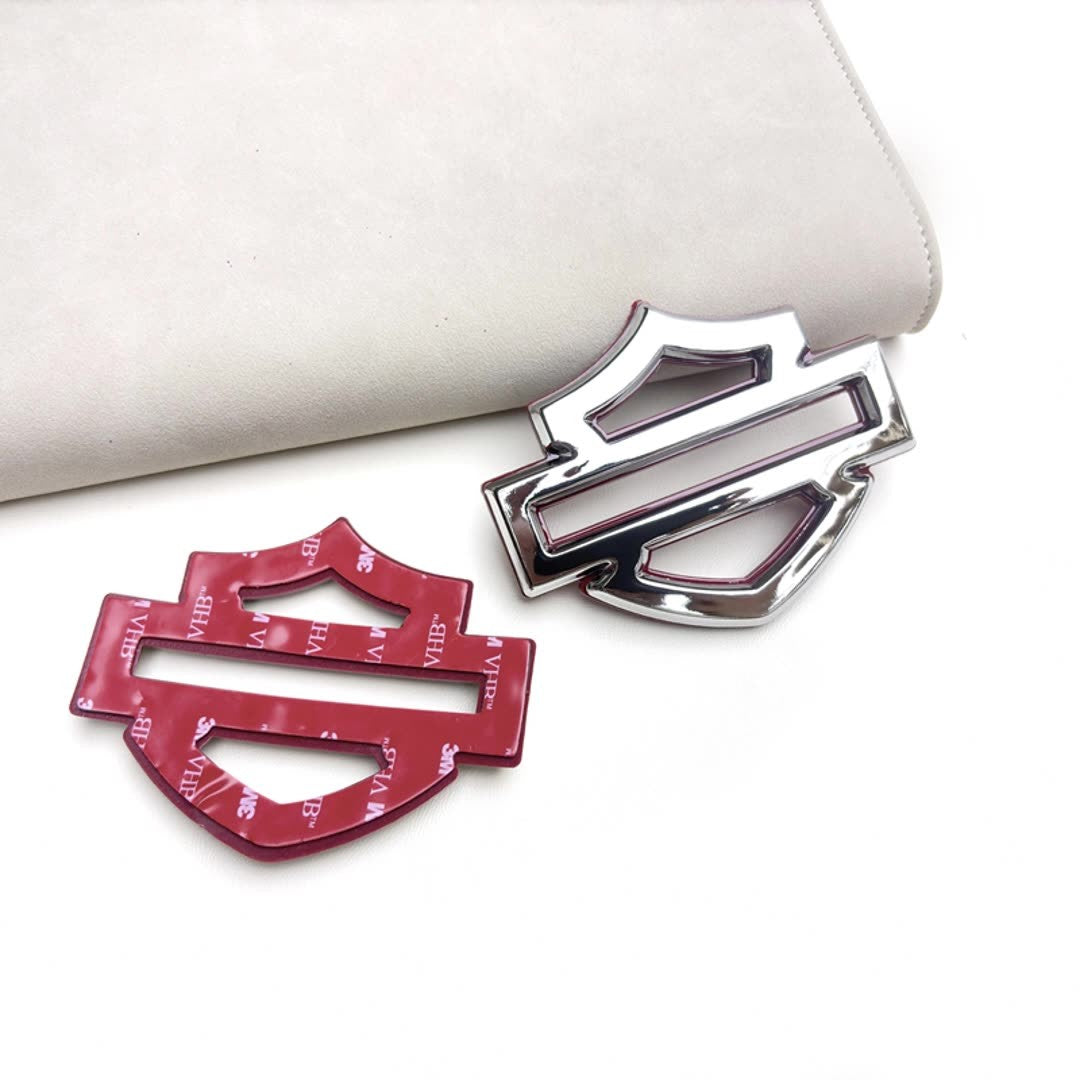 Adesivos Metálicos 3D Acessórios Para Motocicletas Emblema Logo Decalques Adesivo De Decoração De Crachá De Corpo Lateral Para Tanque De Combustível Para Harley Davidson