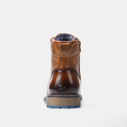 Botas Masculinas de Cano Curto Tamanho 39-45 Botas de Couro Masculinas Marca #AL605