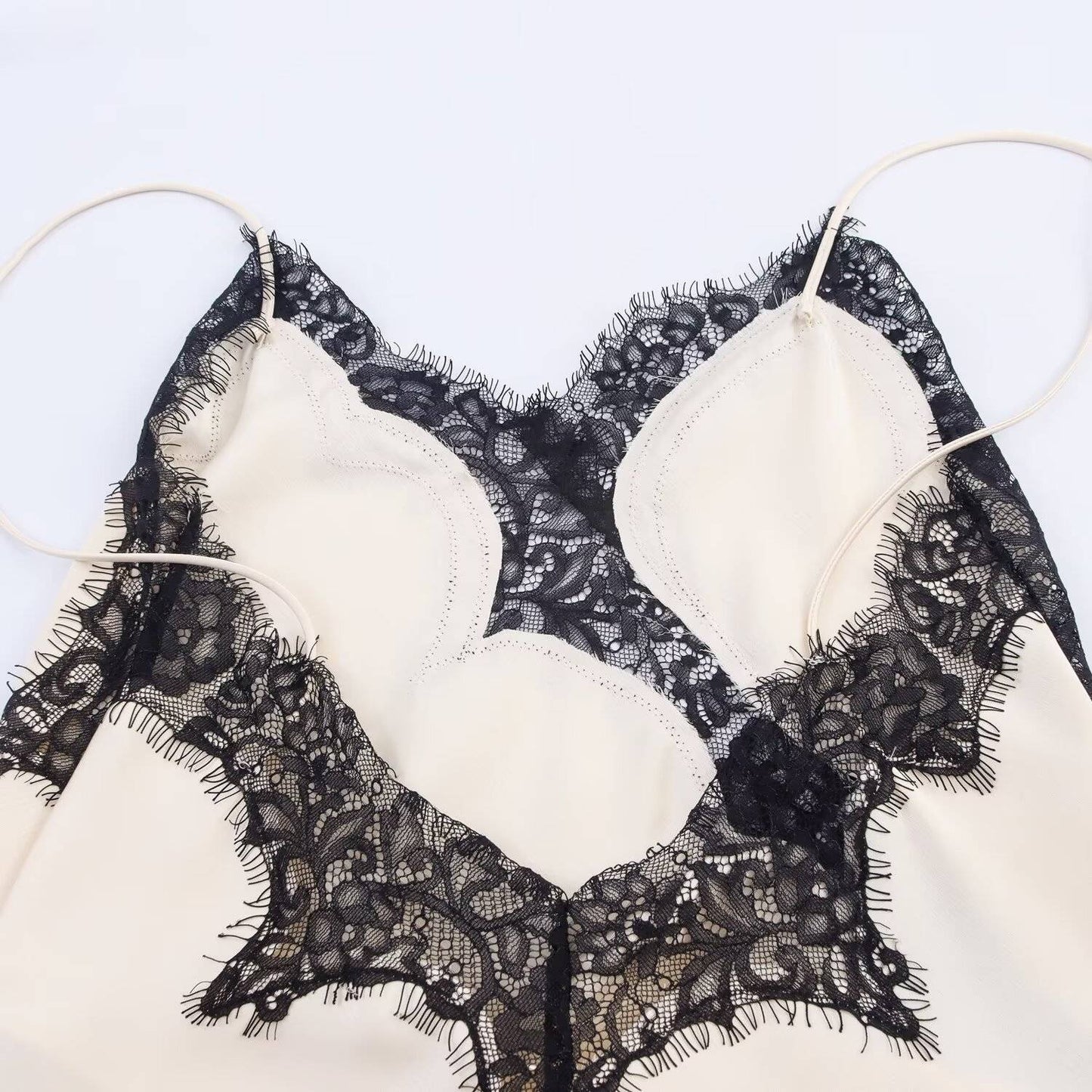 Women Fashion Sexy V-Neck Lace Elegant Halter Dress Asymmetric Hem Dress 2025 Summer New Fashion Holiday Party Beach Dresses