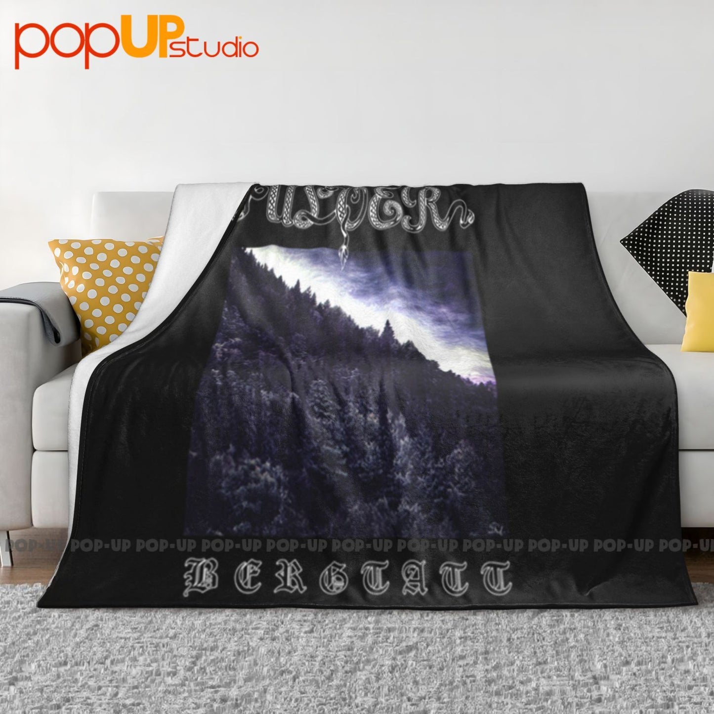 Ulver - Bergtatt Manta Ultrasoft Acolchoada Inverno Capa de Sofá Capa de Cama