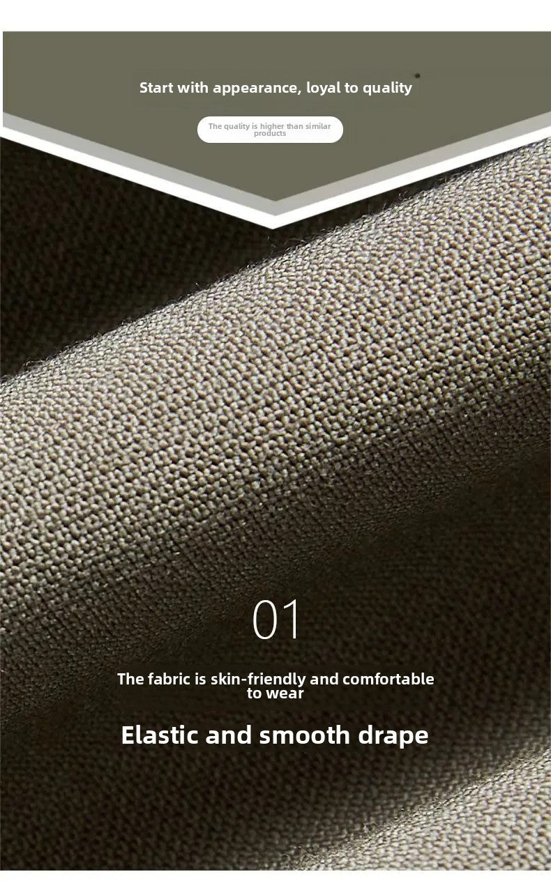 Casual Drapey Suit Set Men's Stylish Complete Set Cool College Students Street Fashion Korean Version Autumn Winter Suit