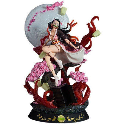 31cm Demon Slayer Kamado Nezuko Anime Girl Figura Modelo Gk Grande Estátua Meninos Coleção Decoração de Mesa Enfeite Brinquedos Presentes
