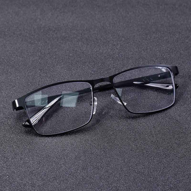 High Quality Stainless steel Reading Glasses Men Women Fashion Presbyopic Eyeglasses Business Hyperopia Anti Blue Light Eyewear1