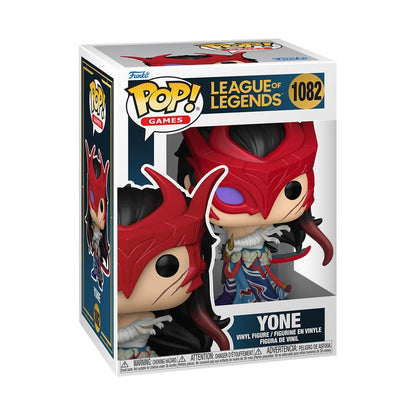 Funko Pop Yone Bonecos de Ação Brinquedos Modelo Jogo League of Legends Estatueta Boneco Colecionável de Vinil Decoração de Mesa Presentes