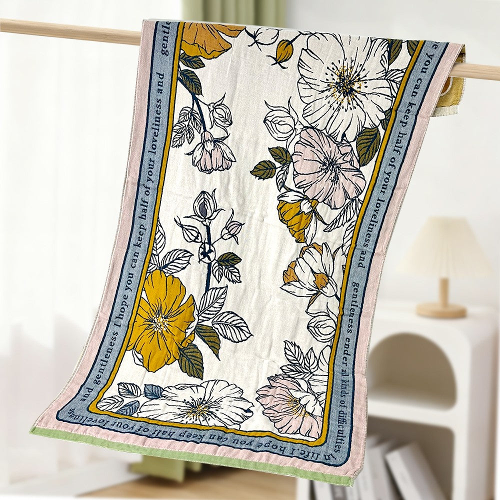 Bathroom Towel - Large Gauze Towels (75×150CM), Soft Absorbent & Lightweight, Perfect for Shower, Hotel, Sauna, Fitness