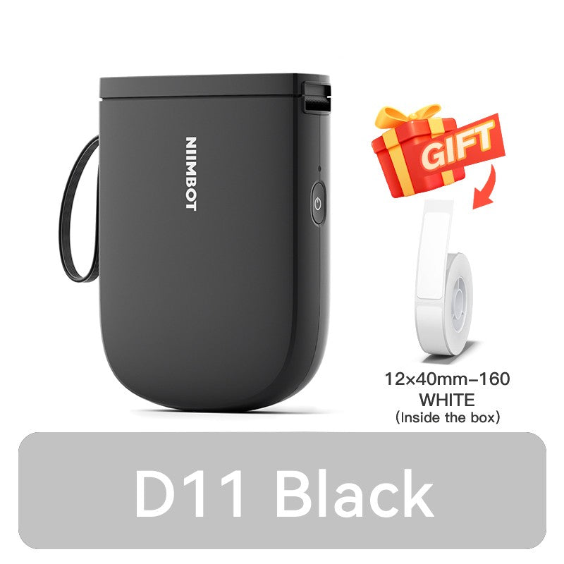 Mini Impressora de Etiquetas Portátil NIIMBOT D11 Nova Versão 300DPI Bluetooth Sem Fio Máquina de Etiquetas Impressora de Adesivos para Cozinha e Crachás