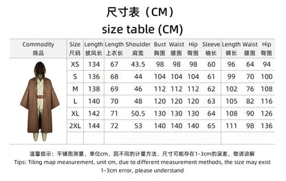 Obi-Wan Kenobi Cosplay Anime Jedi Costume Anakin Replica Rob Halloween Outfits Clothes For Women And Men