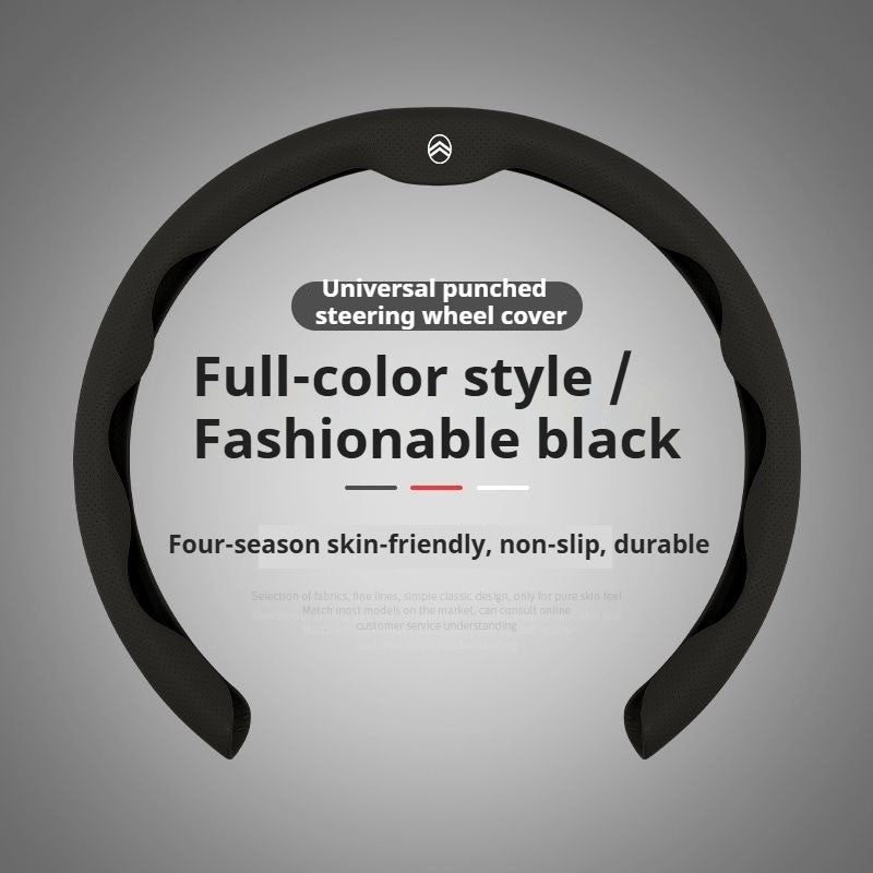 ABS Leather Car Steering Wheel Cover For Citroen C1 C2 C3 C4 C5 C6 C4L Berlingo Picasso Aircross Sega Ely See Auto Accessories