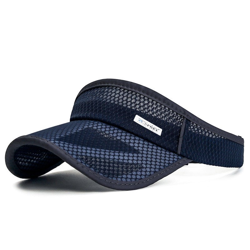 New Summer Sports Women Mesh Extended Brim Air Sun Hats Visor UV Protection Top Empty id Outdoor Men Golf Running Sunscreen Cap