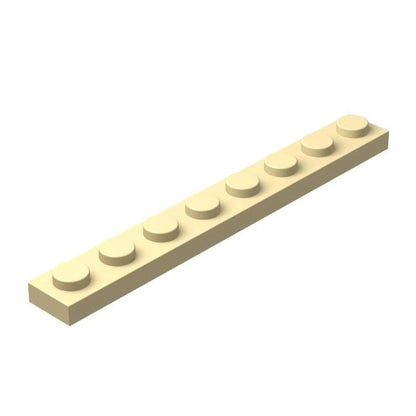 10 Peças Quebra-Cabeça Partícula 3460 Placa 1x8 Bloco de Montar Kit Pneu de Alta Tecnologia Placa de Luz de Prancha Brinquedos Presentes