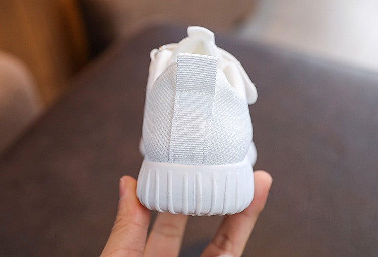 Spring Kid Shoes New Fashion Versatile Girl Sneakers Comfort Soft Sole Anti Slip Simple Boy Shoe Breathable Classic Casual Shoes