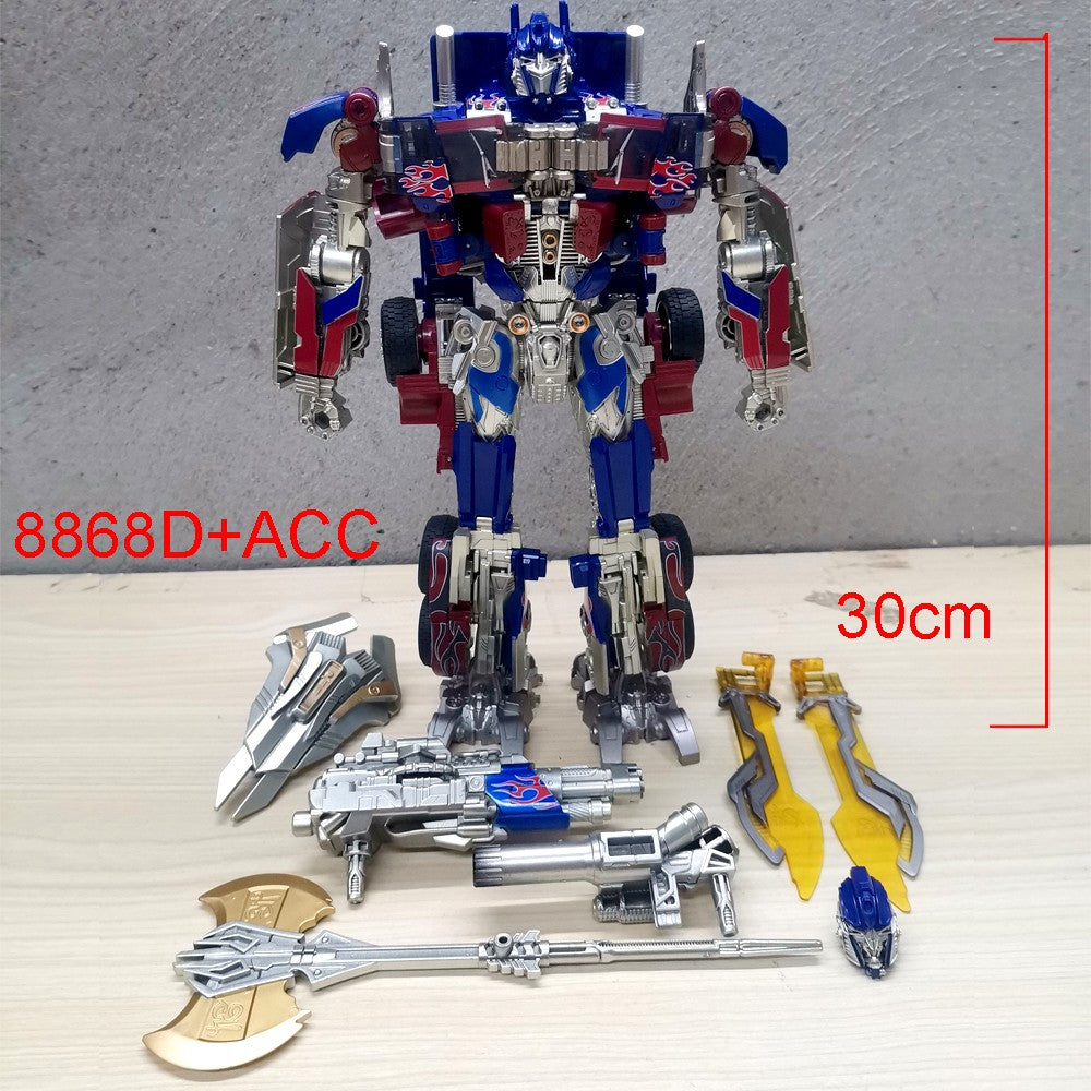 Brinquedos Robô Transformável 30CM Optimus Prime Star Commander Magatron Carro Bumblebe Boneco de Ação do Filme Modelo Anime de Deformação